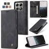 Owlhold Cover per Xiaomi 14T Pro - Custodia Premium in Pelle PU, Portafoglio Flip Libro [Antiurto] [Cavalletto] [Carta Fessura] per 14T Pro 5G - Nero