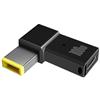 JZK 100 W 5 A Tipo C femmina a Slim Tip Adattatore USB C a connettore rettangolare Convertitore PD Ricarica Rapida per Thinkpad per Lenovo Connessione Rettangolare Laptop