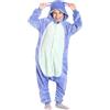 Kitimi Pigiama Bambini Tuta Onesie Bambina e Bambino Peloso Vestaglia Intero Animali Costumi di Carnevale Kids per Feste e Cosplay Costume Halloween Party Show di Natale Pigiama