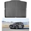 LANGBEAN Tappetini per Bagagliaio per Ford Kuga MK3 2020-2025 2026, Kuga 3 Plug-In Hybrid Tappetino Baule Originale TPE Tappeti Bagagliaio Posteriore con Bordo Alto, Accessori Impermeabili