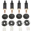 Autocraft Set di 4 fissaggi per supporto copre motore 2.0 HDI compatibile per Citroen Berlingo C4 C5 Xantia Xsara e 206 306 307 406 607 806 Expert OEM 0137F6 13711