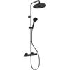 Ideal Standard - Miscelatore termostatico per doccia, modello Ceratherm T25+, doppio miscelatore termostatico, nero, A7211XG