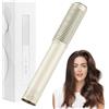 Banaone Spazzola Lisciante e Arricciare per Capelli, Banaone 2 in 1 Piastra per Capelli Professionale Agli Ioni, Tecnologia di Riscaldamento in Ceramica PTC, 5 Temperature, 140°C-200°C, Anti-Scottatura