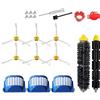 SENNII Accessori per iRobot Roomba Serie 600 675 677 692 671 694 691 614 615 635 676 670 645 655 690, 500 Serie 595 585 564 552 Le parti di ricambio includono 3 filtri. 6 spazzole laterali, 1 Spazzola con