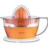 Sogo Spremiagrumi elettrico per succo d'arancia e limone con 2 coni e coperchio, automatico, potente e silenzioso, caraffa 0,5 litri, bianco, 40 W (SS-5223)