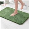 MIULEE 1 Pezzo Tappeto in Microfibra 4 CM Lungo Anti-scivolo Assorbimento dell'acqua Morbido Tappetino da Bagno per Porte d'ingresso Corridoio Doccia Soggiorno 50X80 CM Verde matcha