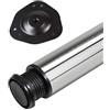 SOTECH 1 pezzo Gamba per tavolo Altezza 820 mm Ø 76/80 mm vero acciaio inox spazzolato portata fino a 75 kg regolabile in altezza di 32 mm