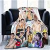 Suehome Coperta Jacob Elordi morbida e confortevole coperta in pile di lana per divano, ufficio, auto, campeggio, yoga, viaggi, decorazione per la casa, accogliente coperta da spiaggia in peluche