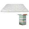 EVERGREENWEB MATERASSI & BEDS EVERGREENWEB - Correttore Materasso Matrimoniale 140x200 Alto 7 cm in MEMORY FOAM con Fodera in Fibra Bambù, Topper Letto, Coprimaterasso Imbottitura 100% Effetto Piuma Morbido Futon Ortopedico BAMBOO