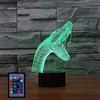 HPBN8 Ltd 3D Serpente Luce notturna Luci a LED 7/16 cambiamento di colore USB Power Telecomando 3D Lampada Decor decorazioni di Natale regalo di San Valentino regalo di compleanno
