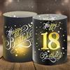 Moorle 12 lanterne da tavolo per 18 compleanno, 18 anni, decorazione da tavolo, decorazione per il 18° compleanno, ragazzo, decorazione da tavolo per ragazze, portacandele o candele