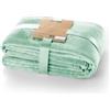 DecoKing Coperta in Pile 170 x 210 cm Super Morbida Calda e Leggera Plaid Mic Menta
