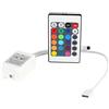 ICQUANZX DC12V Telecomando IR wireless a 24 tasti con ricevitore per luci di striscia a LED RGB 3528 5050 SMD