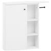 Schildmeyer Bjarne 158505 - Armadio per nicchia, 70,7 x 17 x 74,3 cm, colore: Bianco opaco