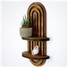 Hanah Home Raf265, Plywood, Noce, Taglia Unica