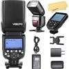 Godox V860III-C V860IIIC Flash per Fotocamera Canon Flash Speedlite, 2.4G HSS 1/8000s w/XPro-C Flash Trigger, 480 Flash a Piena Potenza, Batteria agli ioni di Litio 2600mAh, Tempo di Riciclo 0.01-1.5s