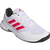 adidas Gamecourt 2.0 Tennis Shoes, Scarpe Uomo, Ftwr White/Lucid Red/Core Black, 38 EU
