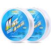 Flintronic 4 Pizzi Lenza da Pesca, 100 Metri Filo di Nylon per Pesca, 0.45mm Di Diametro Filo Da Pesca Trasparente Monofilamento, Forte Tensione, per Nella Pesca e Nell'Artigianato