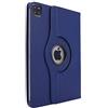 Lobwerk - Custodia per Apple iPad PRO 2020, 12,9, Girevole a 360° Blu Blu