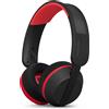 Philips Cuffie Bluetooth Wireless a Padiglione Microfono Integrato colore Nero/Rosso serie 6000 - TAA6219BK/00