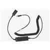 TELLUR Cavo Adattatore QD a RJ11 per Cuffie Voice 510N/520N, Cavo a Spirale Estensibile fino a 2,95 m