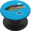 Chill Out - Cool Crocodile Cool Crocodile con occhiali da sole - Chill Out PopSockets PopGrip Adesivo