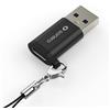 sonero Adattatore da USB A a USB C, ricarica rapida 3A 15W, trasferimento dati 480 Mbps, OTG, compatibile con iPhone, Samsung Galaxy, Watch, Google Pixel e molti altri, alluminio/nero