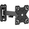 PureMounts Supporto a parete per monitor TV, supporto universale inclinabile e girevole, max. VESA 100x100 mm, per monitor TV da 13-32 pollici fino a 20 kg, nero