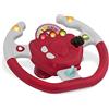 Battat - Orientato alla sterzatura - Volante interattivo - Auto giocattolo portatile - Giochi e canzoni per bambini - Viaggio in macchina per bambini - 2 anni +