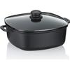 kela Padella per stufato 28 cm bordo alto ATURA, induzione Padella con coperchio 6 L, alluminio pressofuso con rivestimento ceramico, padella per paella