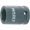 Hazet 900S-18 Inserto Chiave a Bussola per Avvitatori ad Impulso Esagonale, Nero, Attacco Quadro, Cavo, 12.5 mm 1/2 di Pollice