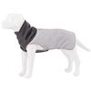 HUGO & HUDSON Giacca invernale per cani, calda giacca termica in pile, cappotto antivento per animali domestici, foro per guinzaglio, Grigio, XS25