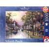 Schmidt Spiele - Thomas Kinkade Domani nella piccola città- Puzzle da 1.000 pezzi