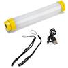 STAK BY VELAMP Stak Luce da Lavoro Tubolare 300lm + Torcia + powerbank. Ricaricabile. Impermeabile, Iper Resistente. per bricolage, Trekking, Campeggio, Officina…, Giallo