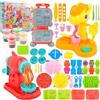 TNOMSNO Formine per Plastilina, 52 Pezzi Accessori per Plastilina Creazioni da Cucina Giochi di Plastilina, Set di Plastilina Strumenti di Modellazione per Bambini 3-12 Anni