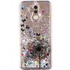 COTDINFOR Compatible with Huawei Mate 20 Lite Custodia Brillantini Liquido Glitter Floating Trasparente Silicone Antiurto Protettivo Cover per Huawei Mate 20 Lite Dandelion XYLS.