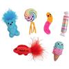 Catstages Kitty Sweet Treats - Giocattoli di peluche per gatti con erba gatta - Confezione da 6
