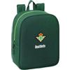 safta Real BETIS - Zaino per asilo, adattabile al carrello, facile da pulire, ideale per bambini di diverse età, comodo e versatile, qualità e resistenza, 22 x 10 x 27 cm, colore verde, Verde,