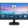 Philips Monitor PC 27 Pollici Full HD Luminosità 250 cd/m² Risposta 5 ms HDMI DisplayPort - 273V7QJAB/00