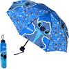 Disney Stitch Ombrello Pieghevole Compatto, Ombrello da Ragazza, Struttura ad Alta Resistenza, Ombrello Classico, Ombrello per Ragazze