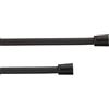 TATAY Anello per tubo doccia argento, 1,5 m, PVC Flexo, antitorsione, torsione a 360°, antigraffio, filettatura universale G 1/2", Nero