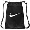 Nike Brasilia, Zaino Sportivo Unisex Adulto, Black/Black/White, Taglia unica