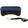 REY Custodia da trasporto per controller Nintendo Switch Pro e supporto Joy-con, custodia protettiva da viaggio, nera e blu
