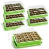 com-four® 6X Serra da Interno per Coltivare Piante - Set di Semina per 144 piantine - Cassetta per Piante da casa, 27 x 19 x 11 cm (6 Pezzi - Serra Interna)