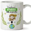 Mugffins Tazza in ceramica per STORICA donna 11 oz / 350 ml - In italiano - Migliore del Mondo - Idea regalo per compleanno, anniversario, natale, laurea