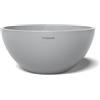 POTS&MORE UMO VP313102 - Vaso rotondo da 30 cm, diametro 30 cm, colore grigio chiaro, altezza 13,9 cm, vaso in plastica per piante da interno, colore: grigio chiaro