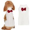FANSU Maglioncino Cane, Inverni Caldo Maglione Cane, Lavorato a Maglia Maglioncino per Cani e Gattino, Felpa Cane Vestiti Gatto, Cucciolo Cane Taglia Media Cani di Taglia Grande (XL,Bianco)