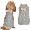 FANSU Maglioncino Cane, Inverni Caldo Maglione Cane, Lavorato a Maglia Maglioncino per Cani e Gattino, Felpa Cane Vestiti Gatto, Cucciolo Cane Taglia Media Cani di Taglia Grande (XS,Grigio Chiaro)