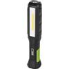 EMOS Lampada da lavoro a LED impermeabile, lampada da officina ricaricabile con base pieghevole, gancio e magnete, 800 lm, 110 m, batteria da 2000 mAh con 7 pezzi di durata e cavo di ricarica, 3