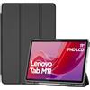 ProCase Cover Compatibile con Lenovo Tab M11 2024 10,95 Pollici, Custodia con Portapenna TB330 Lenovo Tab M11 Case Auto Sonno/Veglia -Nero Scuro
